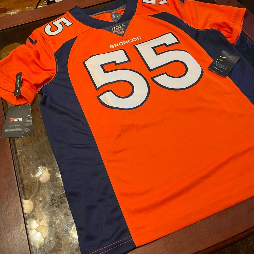 Nike Vapor 100th Anniversary Limited Edition Bradley Chubb Broncos Jersey Large